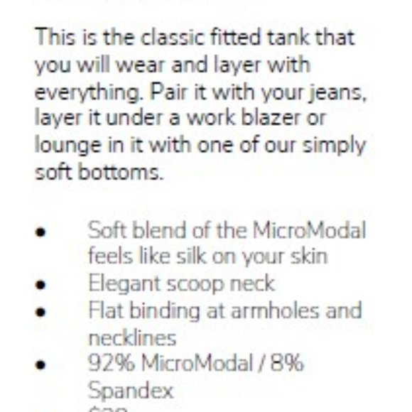 Simply soft Basic Tank - Picture 2 of 3